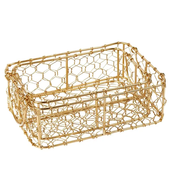 Golden_Multipurpose_Nested_Metal_Organiser_Baskets_With_Handles_(25D_X_18W_X_9H_Cm)