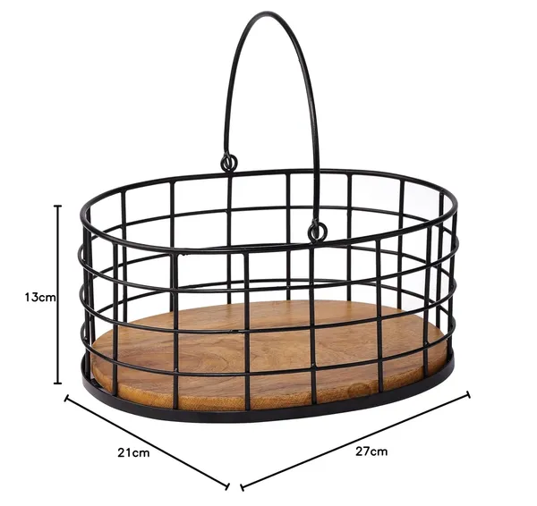 Black_Metal_Oval_Shape_Long_Handle_Wire_Basket_With_Wooden_Base_(27L_X_21W_X_13H_Cm)