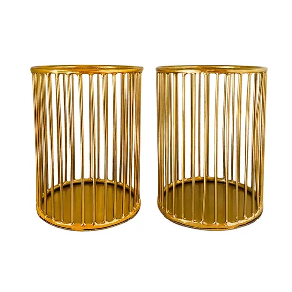 Golden_Metal_Pen_Pencil_And_Office_Desk_Stationery_Organizer_(Set_Of_2)_(8.9D_X_12.7W_X_8.9H_Cm)