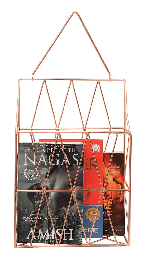 Rose_Gold_Metal_Copper_Finish_Magazine,_Books_Comics_Wall_Shelf_Type_Hanging_Holder_(33D_X_22W_X_10H_Cm)