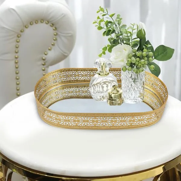 Gold_Plated_Oval_Glass_Mirror_Tray_(31L_X_16W_X_6H_Cm)