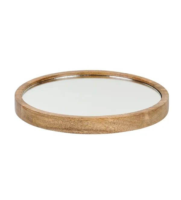 Light_Brown_Round_Mango_Wood_Mirror_Vanity_Tray_With_Glass_Insert_(26L_X_26W_X_2H_Cm)