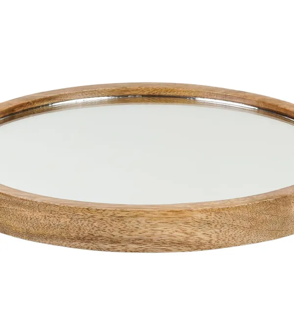 Light_Brown_Round_Mango_Wood_Mirror_Vanity_Tray_With_Glass_Insert_(26L_X_26W_X_2H_Cm)