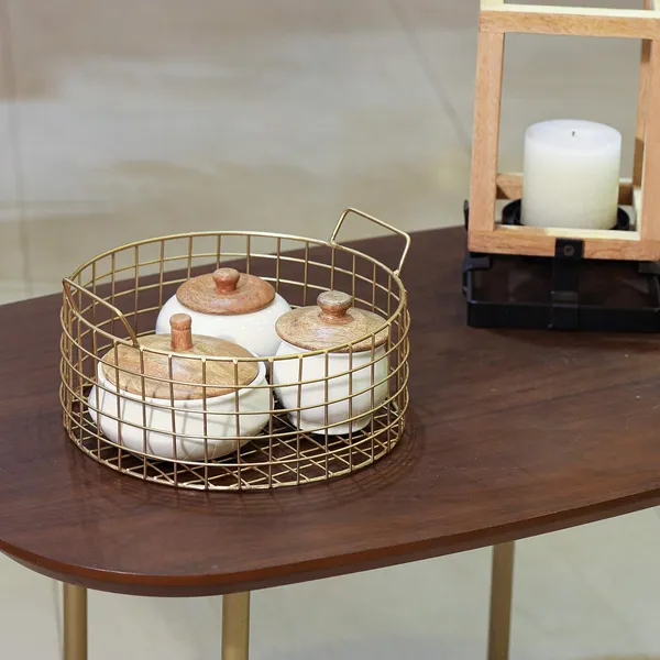 Golden_Multi-Purpose_Metal_&_Wire_Basket_(24.1D_X_25.4W_X_12.7H_Cm)