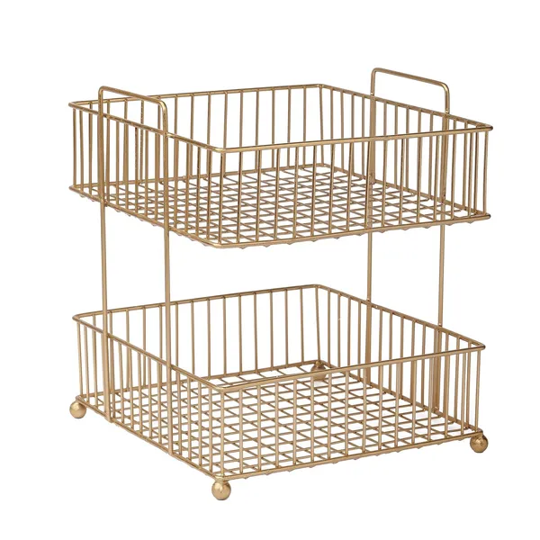 Gold_Finish_Metal_Wire_2_Tier_Decorative_Basket_(26D_X_26W_X_29H_Cm)