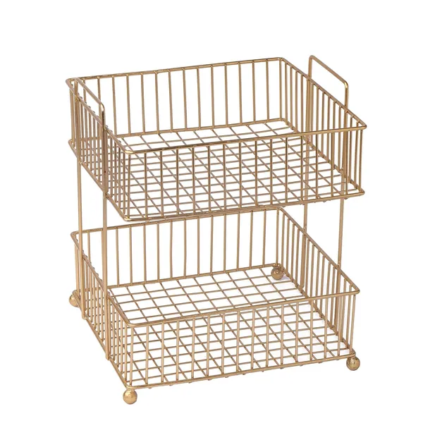 Gold_Finish_Metal_Wire_2_Tier_Decorative_Basket_(26D_X_26W_X_29H_Cm)