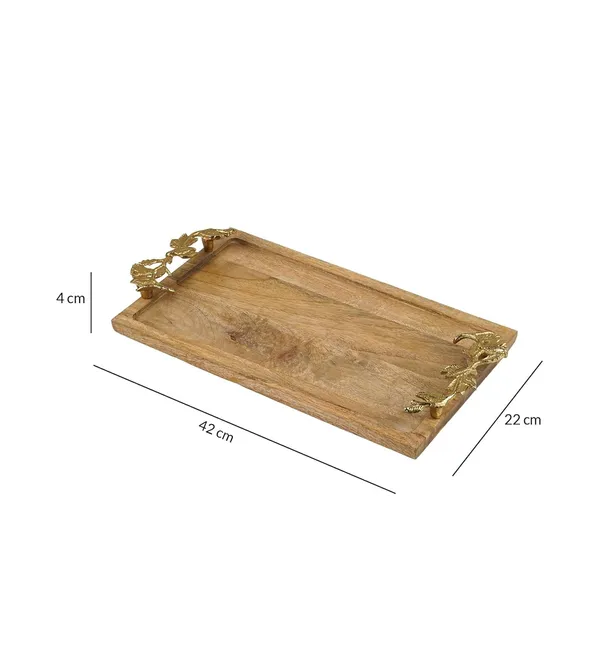 Golden_Decorative_Mango_Wood_Rectangular_Serving_Tray_With_Gold_Leaf_Handles_(42L_X_22W_X_8H_Cm)