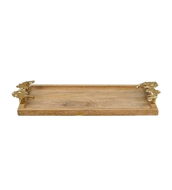 Golden_Decorative_Mango_Wood_Rectangular_Serving_Tray_With_Gold_Leaf_Handles_(42L_X_22W_X_8H_Cm)
