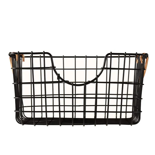 Black_Metal_Wire_Storage_Basket_With_Copper_Handle_(54.8D_X_74.2W_X_41.9H_Cm)