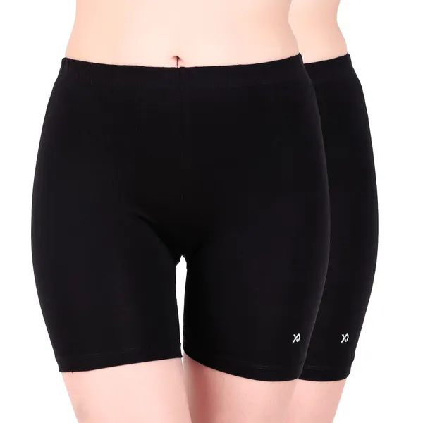 Black_Stretchable_Lucia_Yoga_Shorts_Stretchable_For_Cycling,_Running_For_Skin_Fit_Tights_&_Gym_Short_For_Women_(Pack_Of_2)
