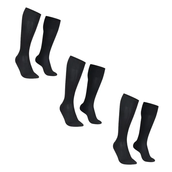 Pack_Of_3_Black_Long_Knee-High_Macao_Sports_Socks_For_Men_&_Women