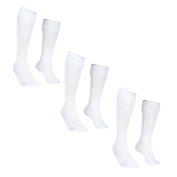 White_Long_Knee-High_Macao_Sports_Socks_For_Men_&_Women_(Pack_Of_3)