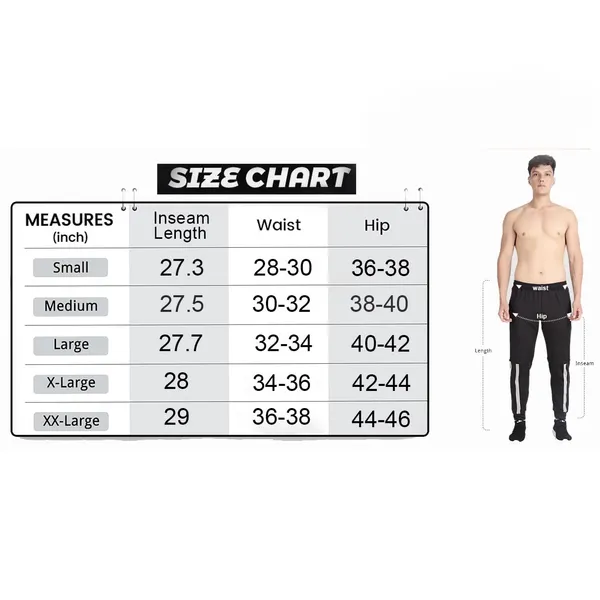 Eagle/Falcon_Men_Mid_Rise_Lycra_Joggers/Open_Bottom_Track_Pants_|_Zipper_Pocket_|_Casual,_Gym_&_Lounge_Wear_(Black_&_Navy,_XL)