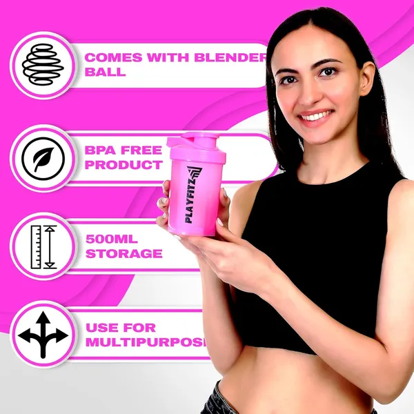 Pink_Wave_Prime_Shaker_Bottle_For_Protein_Mixes_500Ml