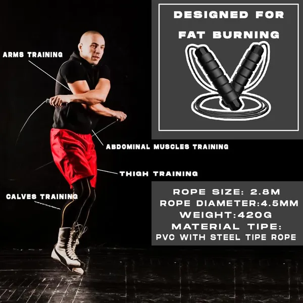 Black_Zero_Gravity_Pro_Skipping_Rope_For_Men_&_Women_Adjustable_Jumping_Rope