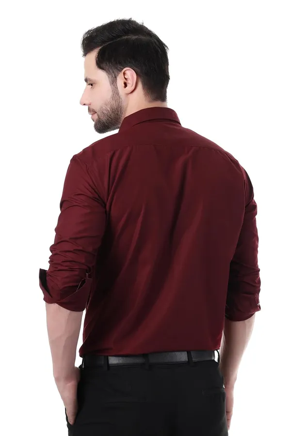 Maroon_Austin_Regular_Fit_Cotton_Blend_Formal_Shirt_With_Pocket_For_Men