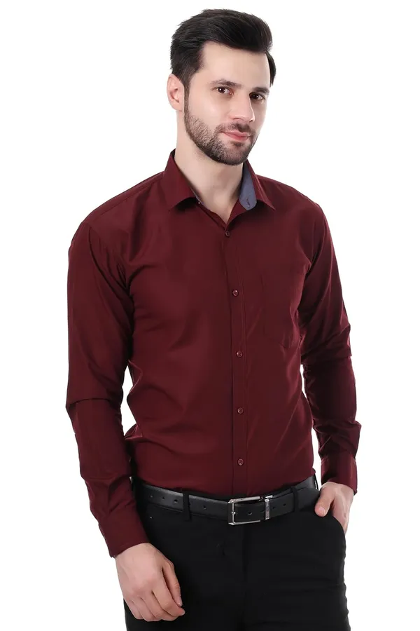 Maroon_Austin_Regular_Fit_Cotton_Blend_Formal_Shirt_With_Pocket_For_Men_(Pack_Of_2)