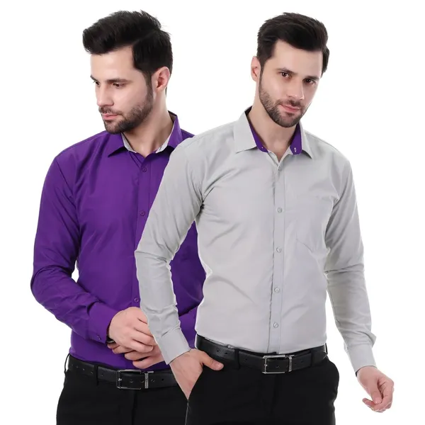 Multicolor_Austin_Regular_Fit_Cotton_Blend_Formal_Shirt_With_Pocket_For_Men_(Pack_Of_2)