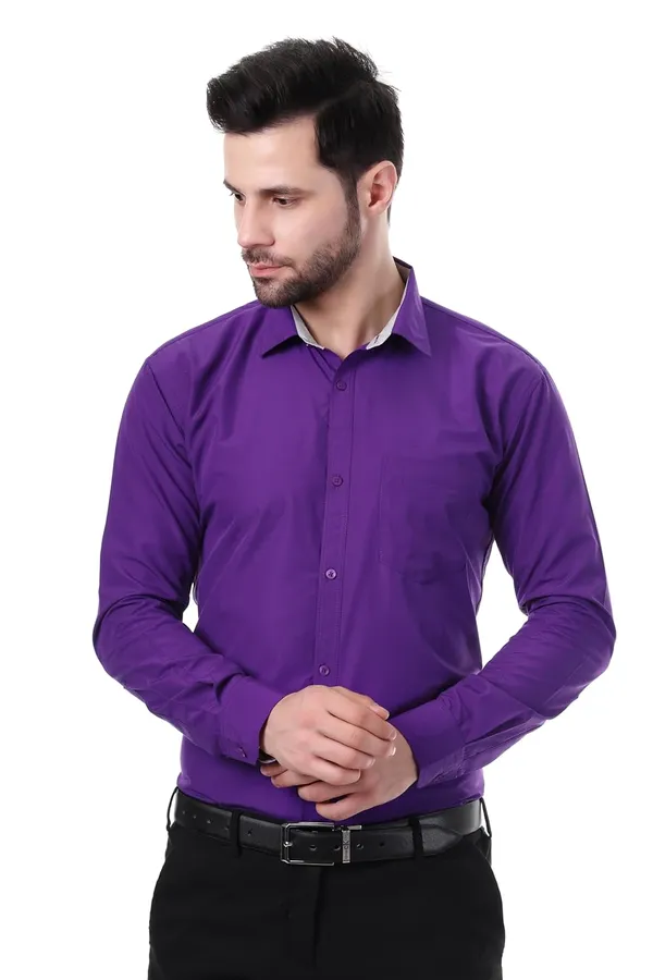 Pastel_Purple_Austin_Regular_Fit_Cotton_Blend_Formal_Shirt_With_Pocket_For_Men_(Pack_Of_2)