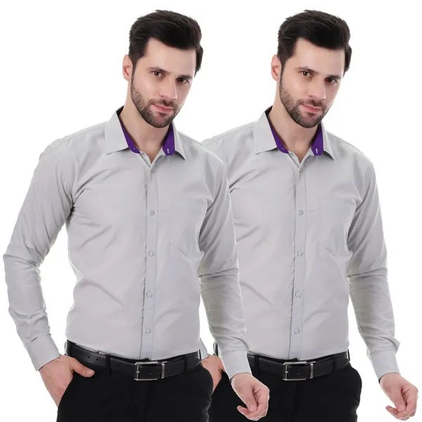 Slate_Grey_Austin_Regular_Fit_Cotton_Blend_Formal_Shirt_With_Pocket_For_Men_(Pack_Of_2)