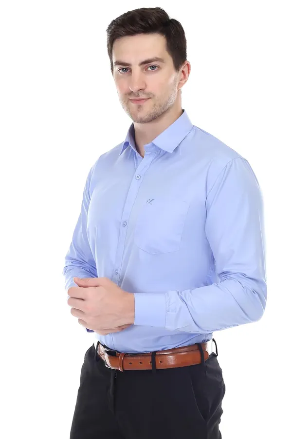 Blue_Clifton_Cotton_Blend_Shirt_Formal_Shirt_With_Pocket_For_Men