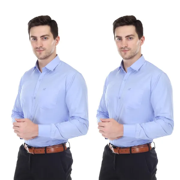 Blue_Clifton_Cotton_Blend_Shirt_Formal_Shirt_With_Pocket_For_Men_(Pack_Of_2)