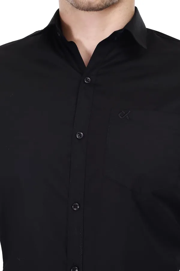Black_Clifton_Cotton_Blend_Shirt_Formal_Shirt_With_Pocket_For_Men_(Pack_Of_2)