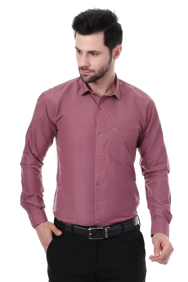 Peach_Pink_Clifton_Cotton_Blend_Shirt_Formal_Shirt_With_Pocket_For_Men