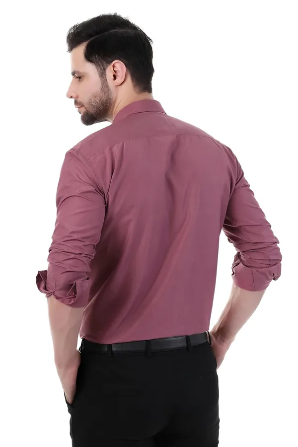 Peach_Pink_Clifton_Cotton_Blend_Shirt_Formal_Shirt_With_Pocket_For_Men