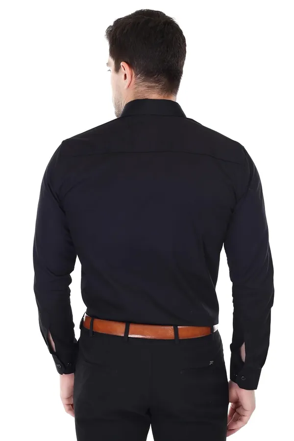 White_Clifton_Cotton_Blend_Shirt_Formal_Shirt_With_Pocket_For_Men_(Pack_Of_2)