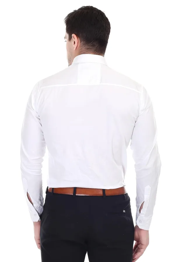 White_Clifton_Cotton_Blend_Shirt_Formal_Shirt_With_Pocket_For_Men_(Pack_Of_2)