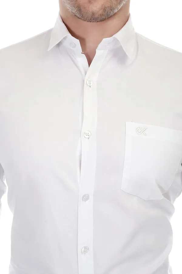 White_Clifton_Cotton_Blend_Shirt_Formal_Shirt_With_Pocket_For_Men_(Pack_Of_2)