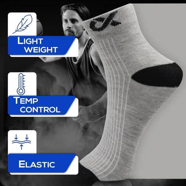 Multicolor_Ankle_Length_Cotton_Socks_For_Men_&_Women_(Pack_Of_9)