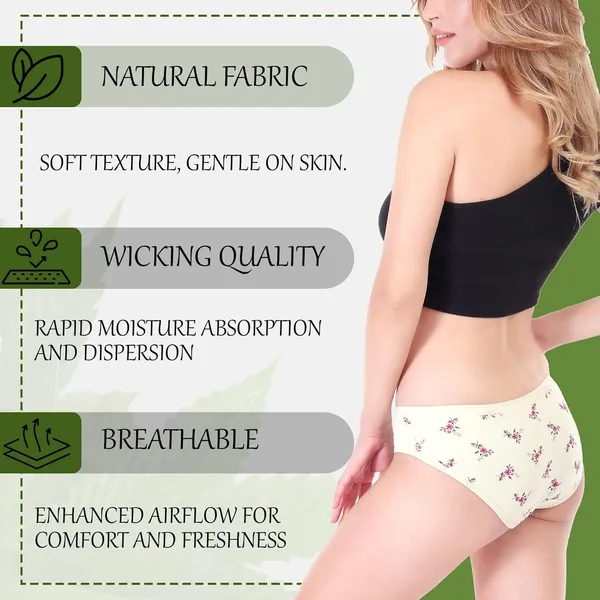 Lemon_Green_High_Coverage_Cotton_Blend_Flirt_Fusion_Mid-Waist_Panties_For_Women