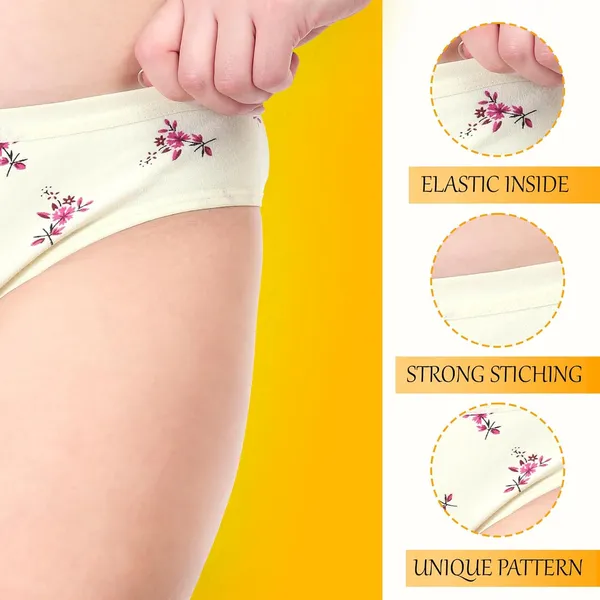 Lemon_Green_High_Coverage_Cotton_Blend_Flirt_Fusion_Mid-Waist_Panties_For_Women