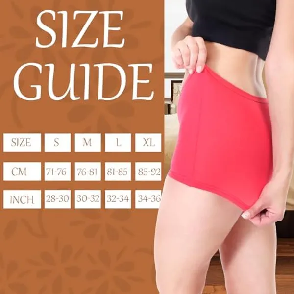 Red_High_Coverage_Super_Combed_Cotton_Stretch_Mid_Waist_Boy_Shorts_For_Women