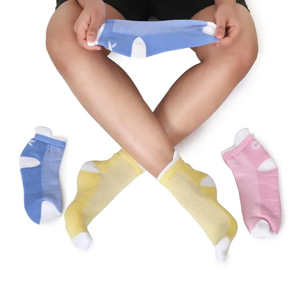 Multicolor_Half_Terry_Cushioned_Sole_Mexico_Ankle_Socks_For_Women_(Pack_Of_6)