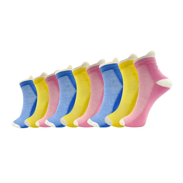 Multicolor_Half_Terry_Cushioned_Sole_Mexico_Ankle_Socks_For_Women_(Pack_Of_9)