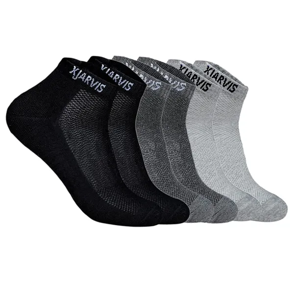 Multicolor_Ankle_Length_Half_Terry_Cotton_Socks_Men_&_Women_(Pack_Of_3)