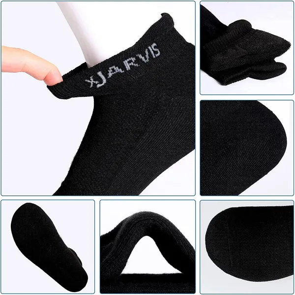 Multicolor_Ankle_Length_Half_Terry_Cotton_Socks_Men_&_Women_(Pack_Of_3)