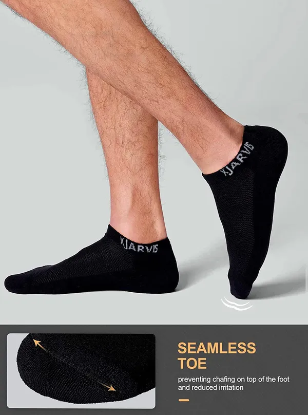 Multicolor_Cushioned_Half_Terry_Ankle_Length_Socks_For_Men_&_Women_(Pack_Of_3)