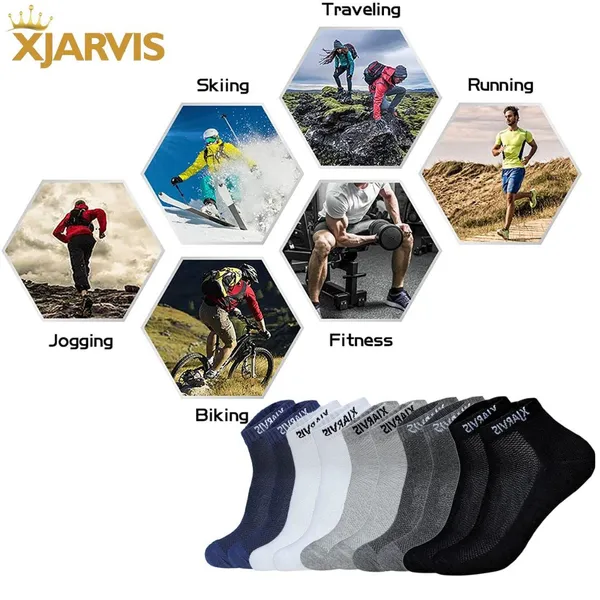 Multicolor_Cushioned_Half_Terry_Ankle_Length_Socks_For_Men_&_Women_(Pack_Of_3)