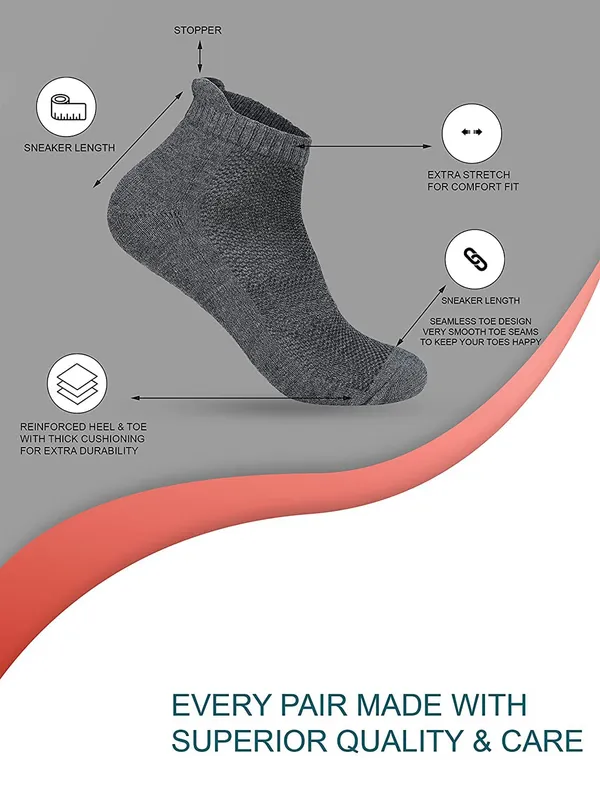 Ankle_Length_Cotton_Bamboo_Socks_For_Men_&_Women_(Pack_Of_10)