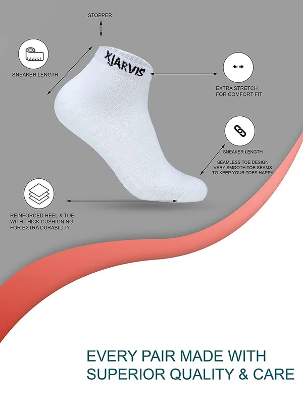 White_Cushioned_Half_Terry_Ankle_Length_Socks_For_Men_&_Women_(Pack_Of_3)