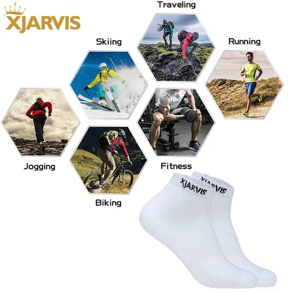 White_Cushioned_Half_Terry_Ankle_Length_Socks_For_Men_&_Women_(Pack_Of_3)