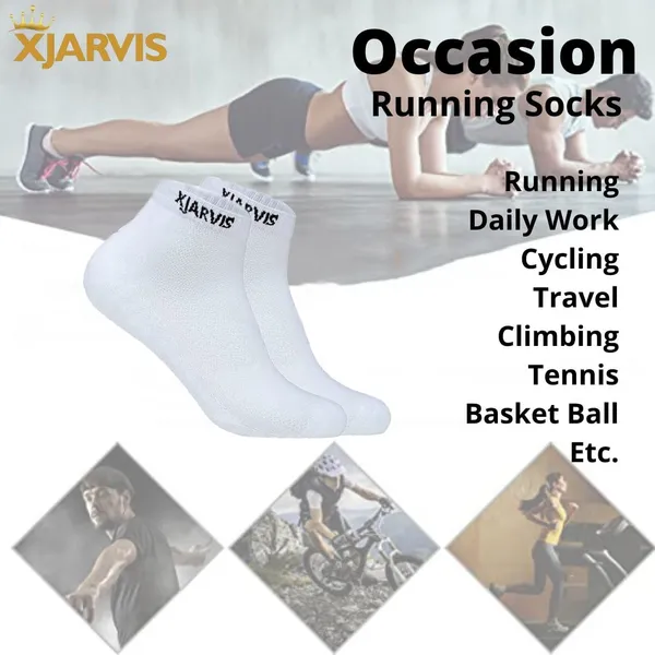 White_Ankle_Length_Socks_for_Men_&_Women_(Pack_Of_5)