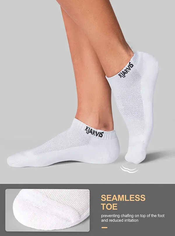 White_Ankle_Length_Socks_for_Men_&_Women_(Pack_Of_5)