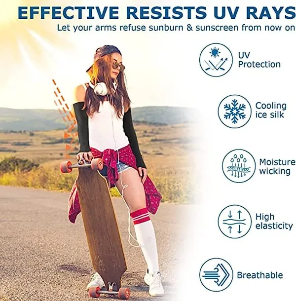 Uv_Protection_Arm_Sleeve_&_Bandana_Combo_For_Men_&_Women