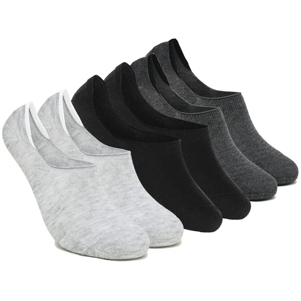 Multicolor_No_Show_Low_Cut_Loafer_Unisex_Socks_For_Men_&_Women_With_Combed_Cotton_For_Sports,_Running_&_Hiking_(Pack_Of_3)