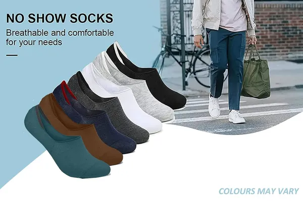 Multicolor_No_Show_Low_Cut_Loafer_Unisex_Socks_For_Men_&_Women_With_Combed_Cotton_For_Sports,_Running_&_Hiking_(Pack_Of_3)